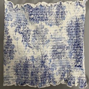 H&M blue and white tube top. Size small.